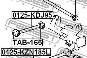 Сайлентблок подвески TOYOTA 4 RUNNER (_N18_) 1995-2003 г.