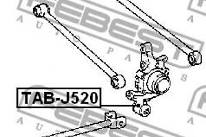 Сайлентблок подвески TOYOTA SCEPTER / LEXUS RX (MCU15) 1989-2006 г.