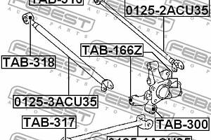 Сайлентблок подвески TOYOTA SCEPTER / LEXUS RX (_U3_) 1989-2016 г.