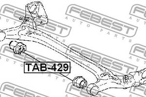 Сайлентблок подвески TOYOTA VISTA (_V5_) / TOYOTA PRIUS (_W2_) 1998-2015 г.