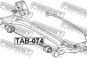 Сайлентблок подвески TOYOTA WISH (_E1_) / TOYOTA MATRIX (_E13_) 2000-2009 г.