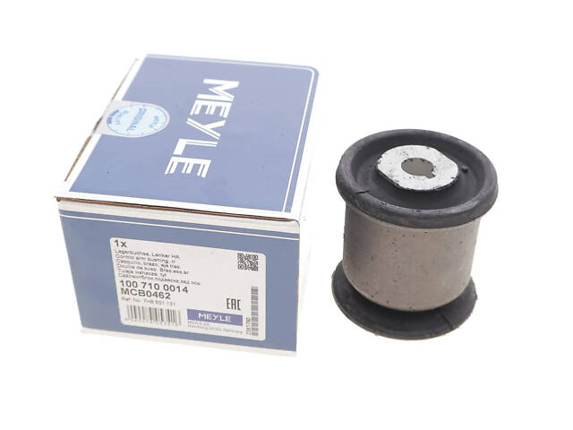 Сайлентблок заднього поперечного важеля MEYLE 100 710 0014 Volkswagen Transporter 7H0501132A, 7H8501131 - Фото 1