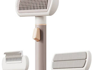 Щетка 3 в 1 для вычесывания собак и кошек Multifunctional Pet Comb