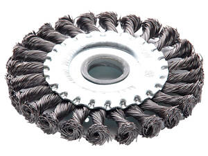 Щетка дисковая Apro 125 мм x М14 плетеная (830431)