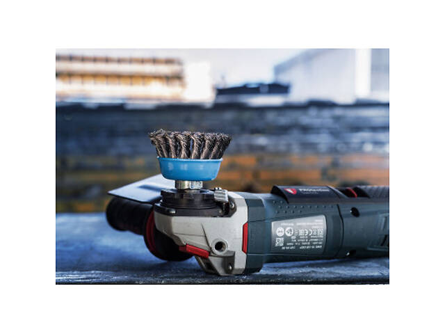 Щітка для електроінструменту Bosch Professional чашкова, сталь, 75мм, 0.5мм, M14 (1.608.622.029) - Фото 7