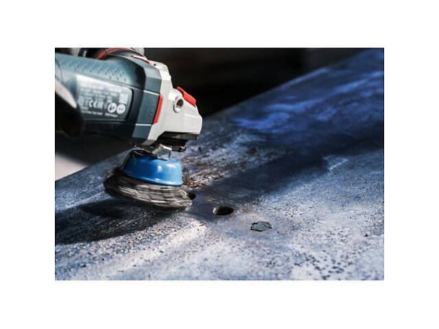 Щітка для електроінструменту Bosch Professional чашкова, сталь, 75мм, 0.5мм, M14 (1.608.622.029) - Фото 9