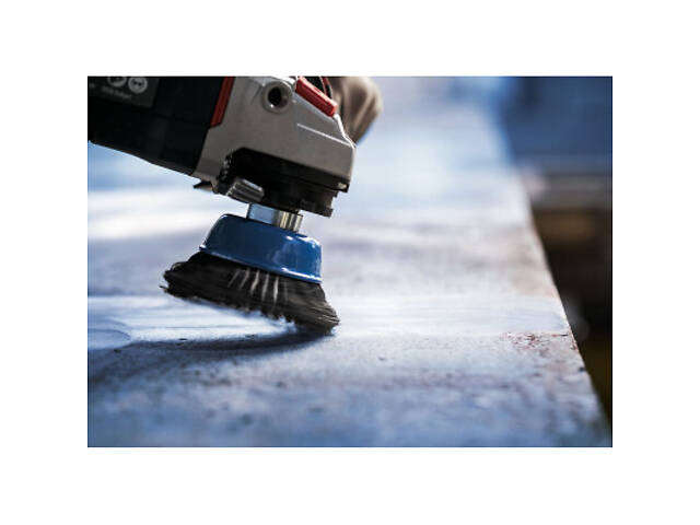 Щітка для електроінструменту Bosch Professional чашкова, сталь, 75мм, 0.5мм, M14 (1.608.622.029) - Фото 10