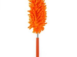 Щітка для прибирання пилу телескопічна (помаранчева)