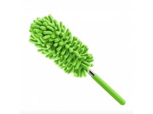 Щетка для уборки пыли пипидастр телескопическая (зеленая)