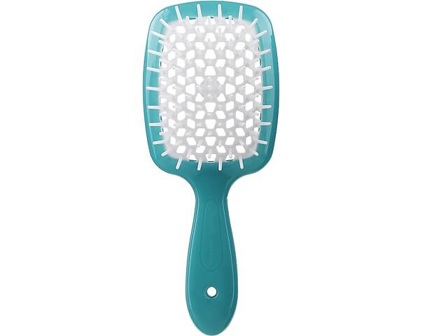 Щетка для волос бирюзовый с белым Superbrush Janeke - Фото NaN