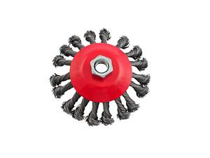 Щетка конусная Intertool 115 мм плетеная (BT-4115)