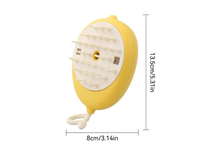 Щітка масажна для догляду за шерстю тварин 4 в 1 ПАРОВА Pet comb - Фото 4