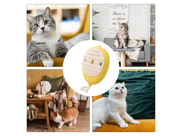 Щітка масажна для догляду за шерстю тварин 4 в 1 ПАРОВА Pet comb - Фото 8