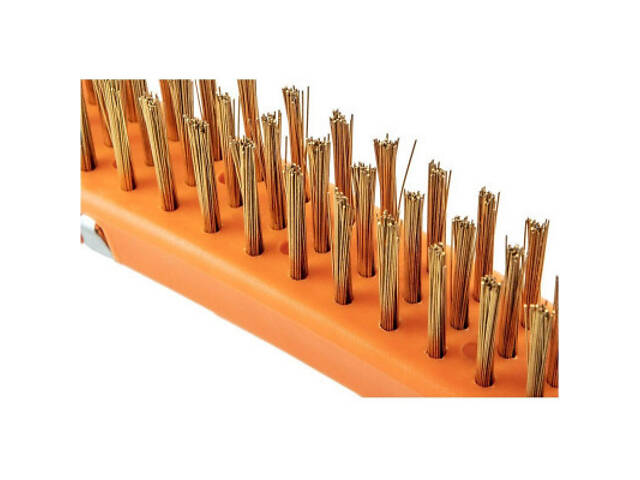 Щітка по металу Neo Tools 3х19 рядів, прямий дріт 0.3мм, 345мм, двокомпонентна рукоятка (39-032) - Фото 2