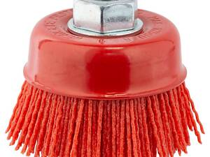 Щітка дротяна чашоподібна Ø75мм М14×2мм (нейлонова) SIGMA (9014471)