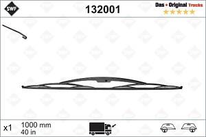 Щетка стеклоочистителя каркасная Truck 1000мм 132001