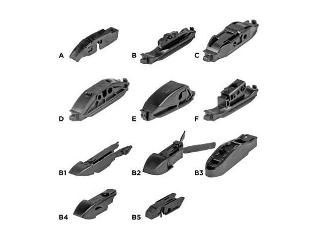 Щітка склоочисника AMiO Hybrid multiconnect 15' 380 мм (02202) (022023) - Фото 6