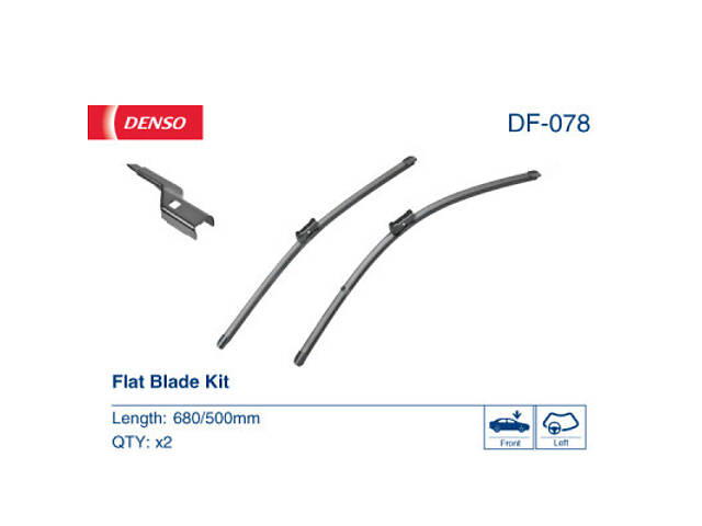 Щітка склоочисника Denso DF-078 - Фото 3