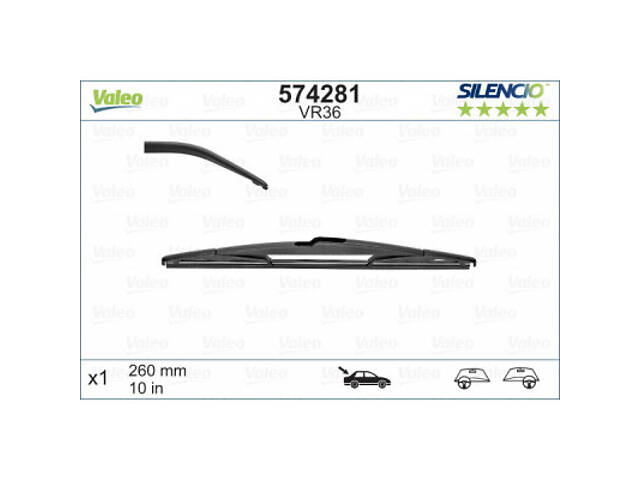 Щітка склоочисника Valeo 574281 - Фото 1