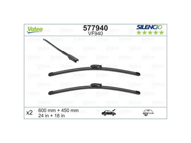 Щітка склоочисника Valeo 577940 - Фото 1