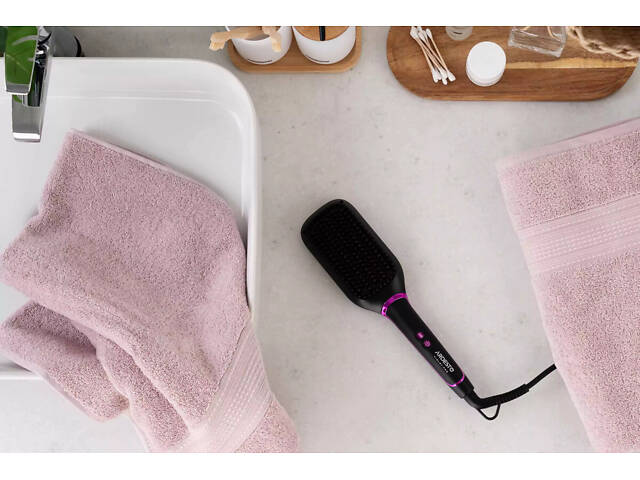 Щітка-випрямляч Ardesto Violet Pro HSB-Y220PRO 50 Вт чорний - Фото 10