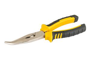 Щипці вигнуті MASTERTOOL 200 мм С55/HRC 45~50 23-3200