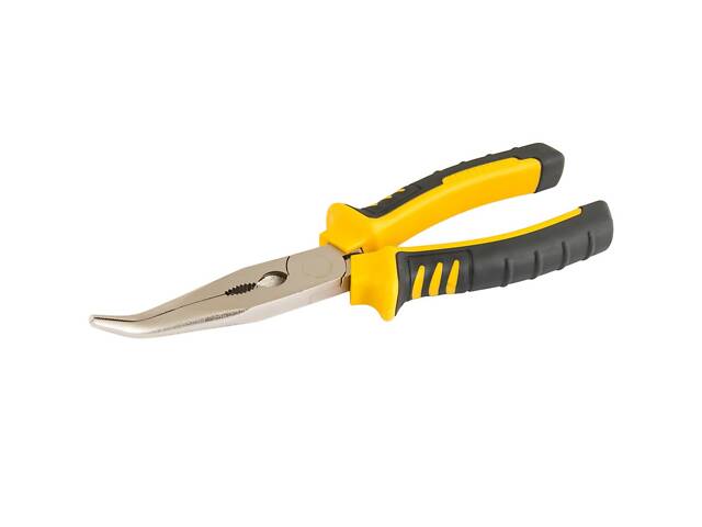 Плоскогубцы изогнутые MASTERTOOL 200 мм С55/HRC 45~50 23-3200 - Фото 1