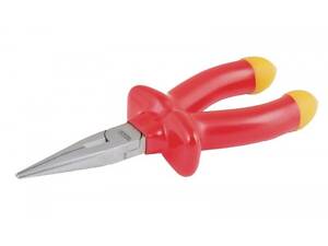 Щипцы прямые 160 мм диэлектрические хром-ванадий CrV6150 HRC 50~55 MASTERTOOL GM (27-2160)