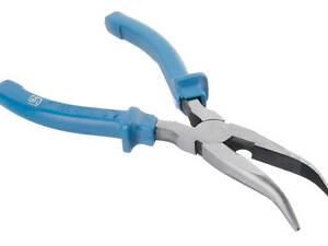 Щипцы удлиненные изогнутые Intertool 180 мм American type (HT-0125)