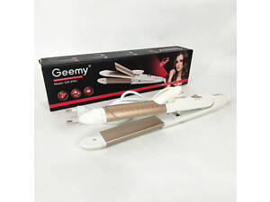 Щипці прасок для волосся GEMEI GM-2961, стайлер для завивки, прилад для завивки волосся, праска