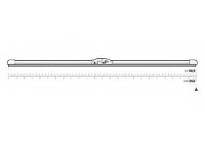 Щітка склоочисника (Вир-во RENAULT) RENAULT 7701051903 на RENAULT MEGANE III купе (DZ0/1_)