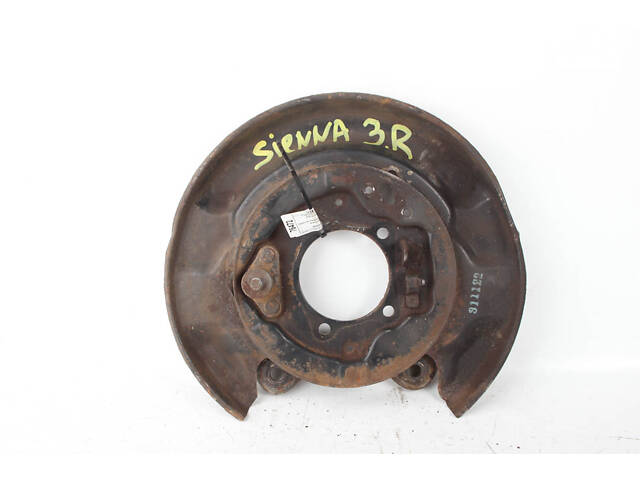 Щиток заднего тормозного диска правый Toyota Sienna (XL20) 2003-2009 4650328030