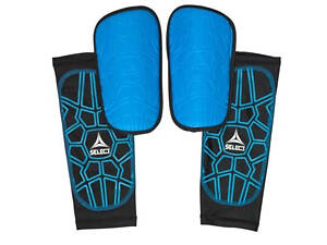 Футбольні щитки Select SHIN GUARD SUPER SAFE v23 сині, чорні уні L (зріст до 188см) 647810-019L