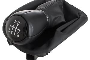 Seat Leon та 99-06 ручка перемикання передач чорний + чохол з рамкою 5 передач, Код-20876