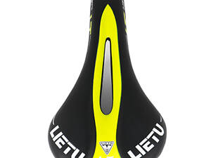 Сідло для велосипеда Lietu ZD-023-YL 28х13 см Чорно-жовте
