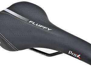Сідло ProX VL-3530 Fluffy Чорний/Сірий (C-SI-0228)
