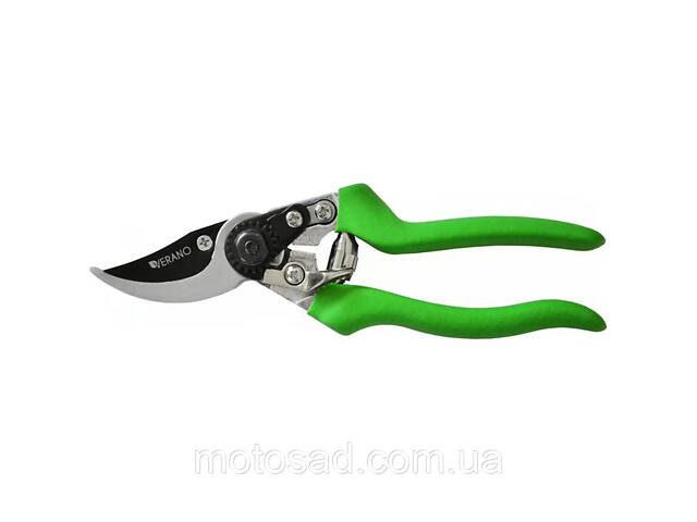 Секатор 220мм, зріз косий VERANO | 71-801 - Фото 1