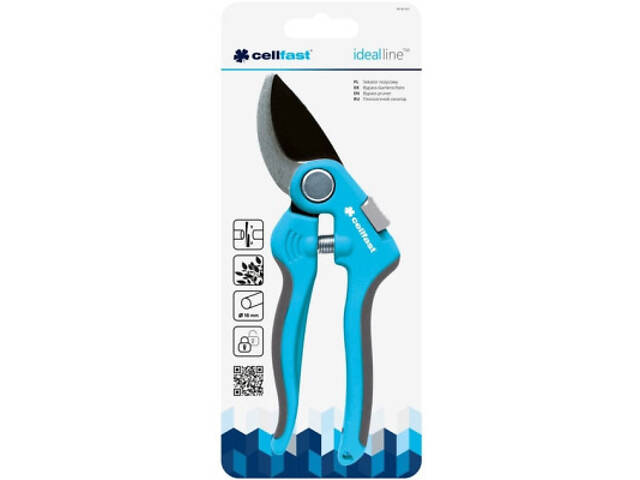 Секатор Cellfast плоскосний IDEAL, d різу 16мм, довжина 20см (40-414) - Фото 4