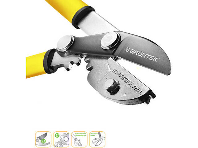 Секатор Gruntek Grizzly із зубчатою передачею 470 мм (295203470) - Фото 3