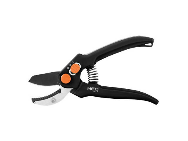 Секатор Neo Tools контактний, d різу 15мм, 185мм, 169г (15-201) - Фото 1