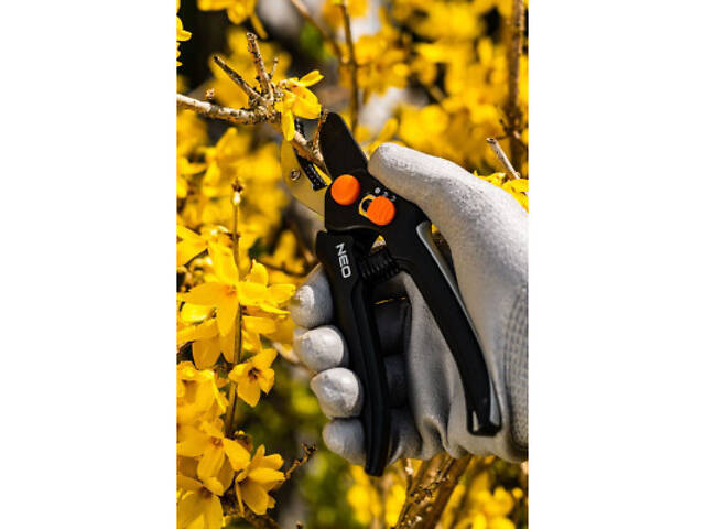 Секатор Neo Tools контактний, d різу 15мм, 185мм, 169г (15-201) - Фото 4