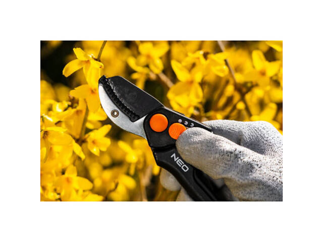 Секатор Neo Tools контактний, d різу 15мм, 185мм, 169г (15-201) - Фото 5