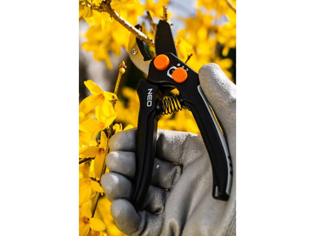 Секатор Neo Tools контактний, d різу 15мм, 185мм, 169г (15-201) - Фото 6