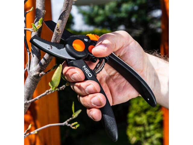 Секатор Neo Tools контактний, d різу 18мм, 200мм, 240г (15-203) - Фото 6