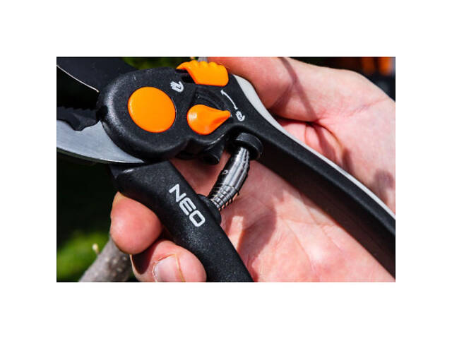 Секатор Neo Tools контактний, d різу 18мм, 200мм, 240г (15-203) - Фото 9