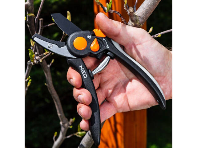 Секатор Neo Tools контактний, d різу 18мм, 200мм, 240г (15-203) - Фото 10