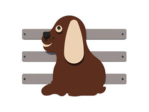 Секция ограждения Собачка KIDIGO