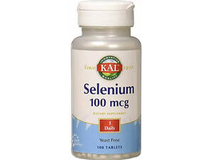 Селен KAL Selenium 100 таб без дріжджів
