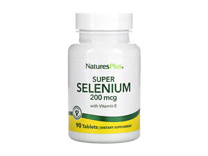 Селен Nature's Plus Super Selenium 200 мкг 90 таблеток