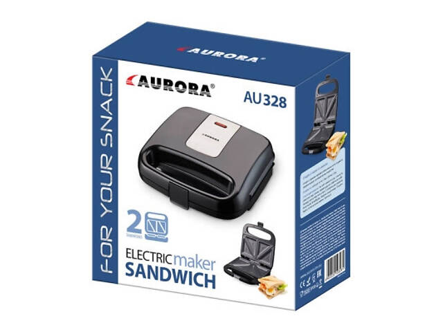 Сендвічниця Aurora AU328 - Фото 4